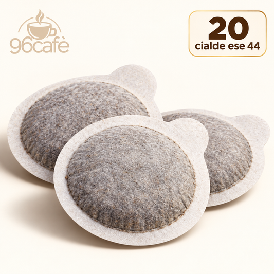 CAFFE' AROMATIZZATO - Box da 20 Cialde in Filtro Carta ese44 - Caffè al Baileys, Sambuca, Ginseng, Nocciola e Cioccolato