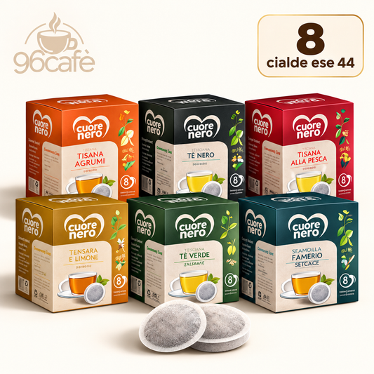 Tisane e Infusi in CIALDE - Vari Gusti – Confezioni da 8 Cialde – Selezione Aromi Fruttati e Rilassanti