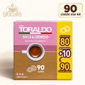 90 Cialde (80+10 in Omaggio) Caffè Toraldo – Dolce & Cremoso – Espresso Napoletano crema ricca e persistente, profumo intenso