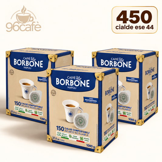 450 Cialde - Caffè Borbone TUTTE LE MISCELE - Rossa, Nera, Blu, Oro e Decaffeinata | MAXI SCORTA
