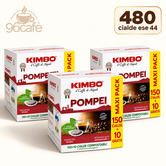 480 CIALDE - Kimbo POMPEI - Miscela Forte e Decisa, Intensità 12/13 - MAXI SCORTA