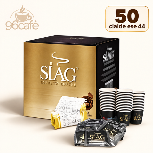 Caffè SIAG Oro | 50 Cialde + Kit Accessori