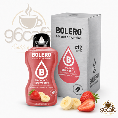Bolero Drink 12 Bustine da 9g – Insaporitore per Acqua Senza Zucchero, Senza Glutine e Vegano| Gusti assortiti