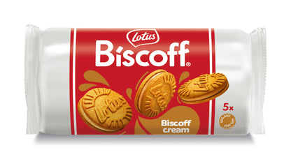 Lotus alla Crema – Monoporzione 5 Pezzi - Biscotti Caramellati Ripieni di Crema,