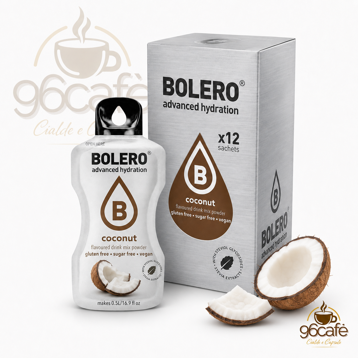 Bolero Drink 12 Bustine da 9g – Insaporitore per Acqua Senza Zucchero, Senza Glutine e Vegano| Gusti assortiti