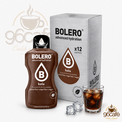 Bolero Drink 12 Bustine da 9g – Insaporitore per Acqua Senza Zucchero, Senza Glutine e Vegano| Gusti assortiti