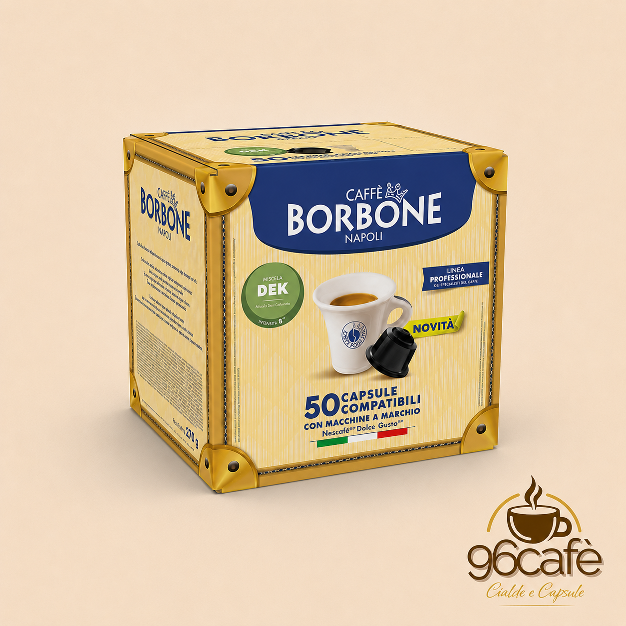 Caffè Borbone - DOLCEGUSTO - 50\100\150 Capsule Miscela Decaffeinata