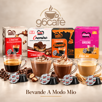 Bevande A MODO MIO® – Box da 10 Capsule | Vari Gusti Disponibili - Golosi e Cremosi