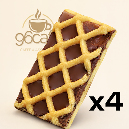 Crostatine Artigianali alla Nocciola o Albicocca x4 – Forno Miotti | Dolci Monoporzione con Ripieno Cremoso