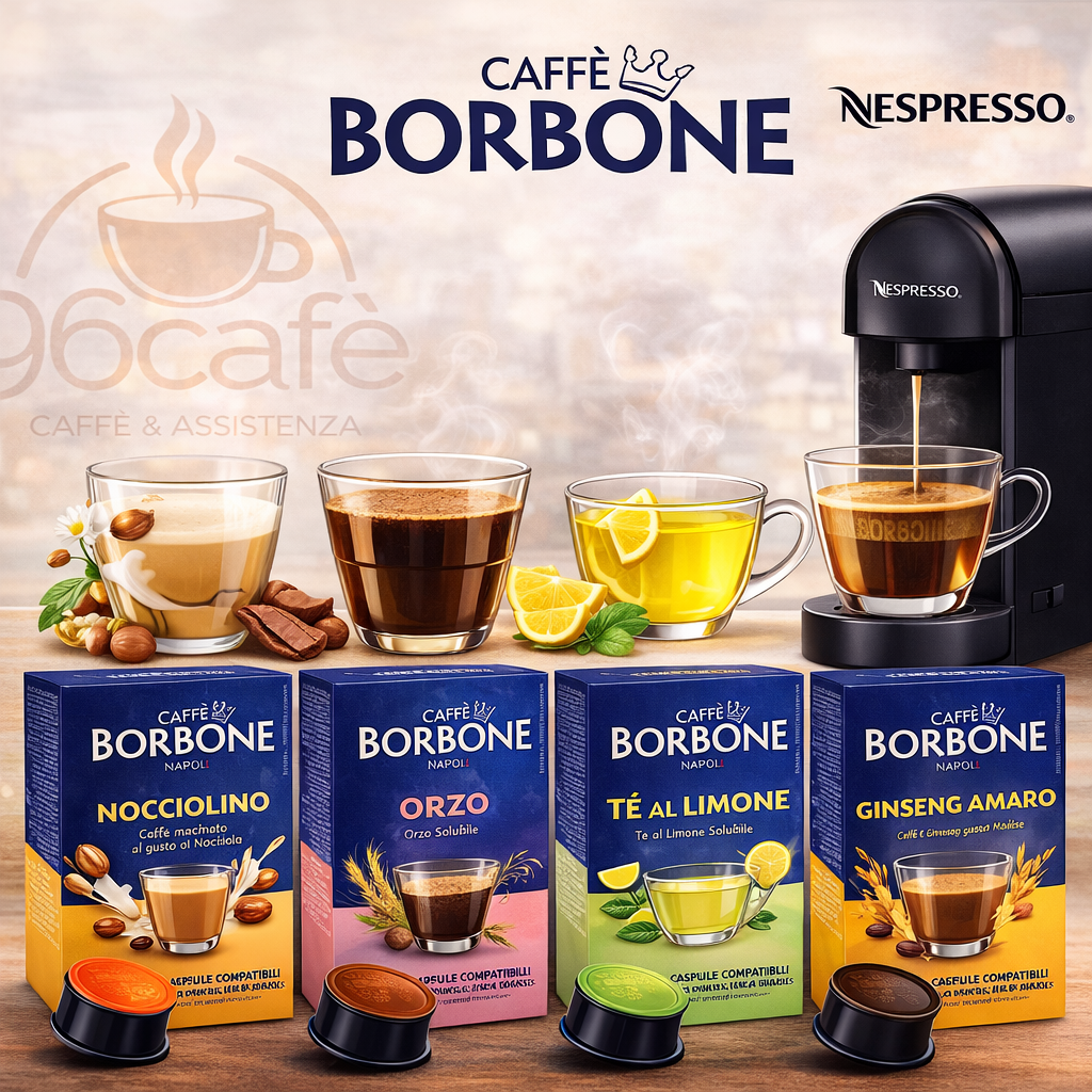 Bevande Nespresso® - Caffe Borbone - Box da 10 Capsule - VARI GUSTI