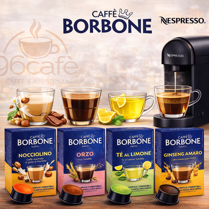 Bevande Nespresso® - Caffe Borbone - Box da 10 Capsule - VARI GUSTI