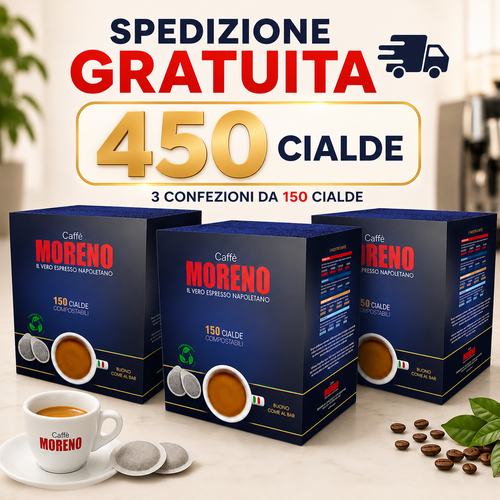 450 CIALDE - Caffè Moreno - Miscela Cremosa come al Bar - OFFERTA LIMITATA