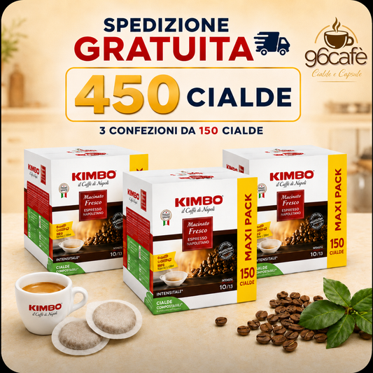 450 CIALDE KIMBO - Macinato Fresco - Forte, Intenso e Deciso - MAXI SCORTA