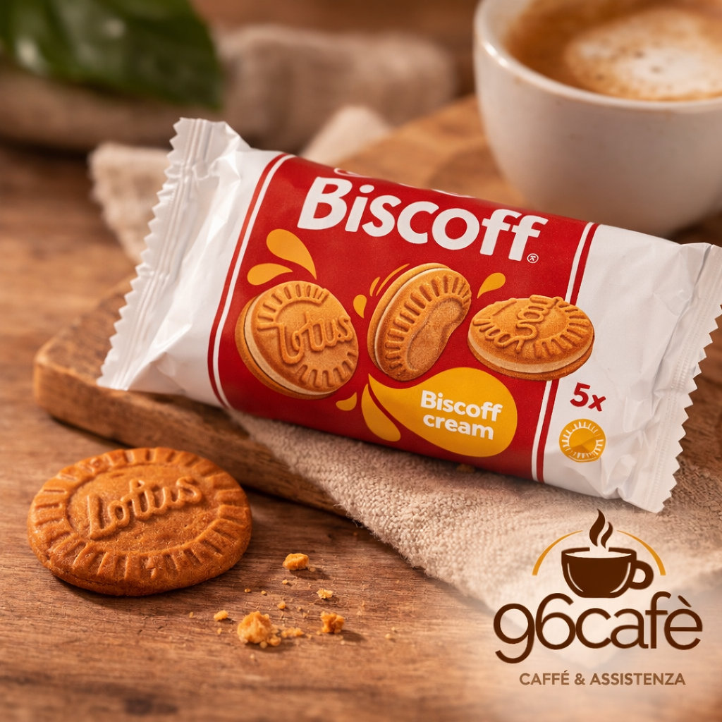 Lotus alla Crema – Monoporzione 5 Pezzi - Biscotti Caramellati Ripieni di Crema,