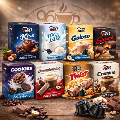 Bevande Dolce Gusto® – Box da 10 Capsule – VARI GUSTI GOLOSISSIMI