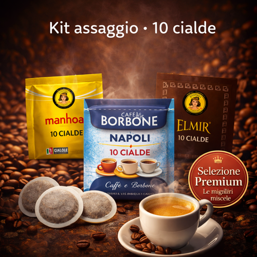 KIT ASSAGGIO CIALDE - Confezioni da 10 Cialde - Vari Brand