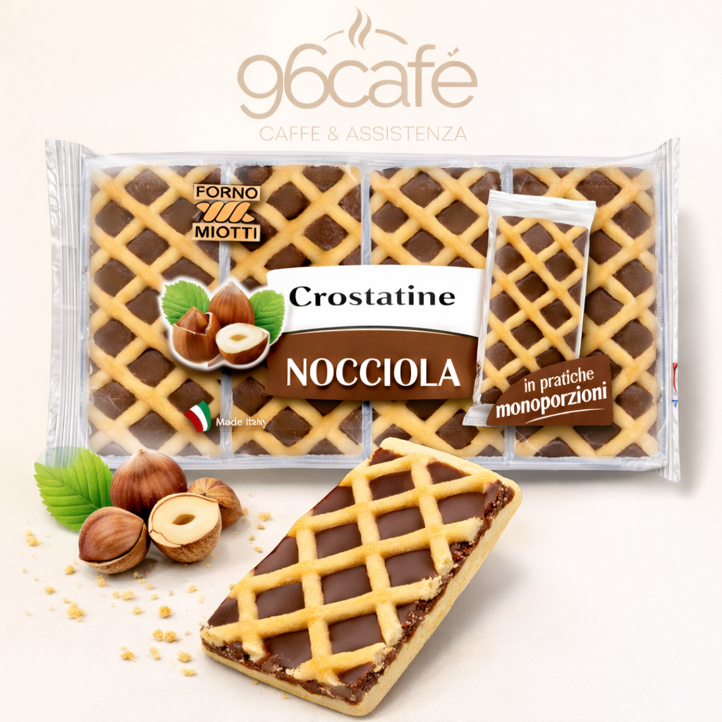 Crostatine Artigianali alla Nocciola o Albicocca x4 – Forno Miotti | Dolci Monoporzione con Ripieno Cremoso