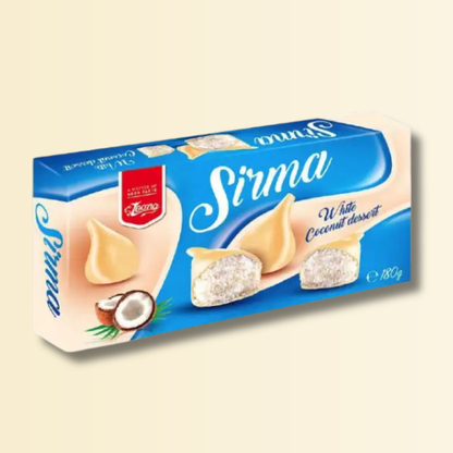 Dolce Morbido al Cocco con Copertura al Cioccolato Bianco - Sirma Leona 1998 - Confezione da 145g