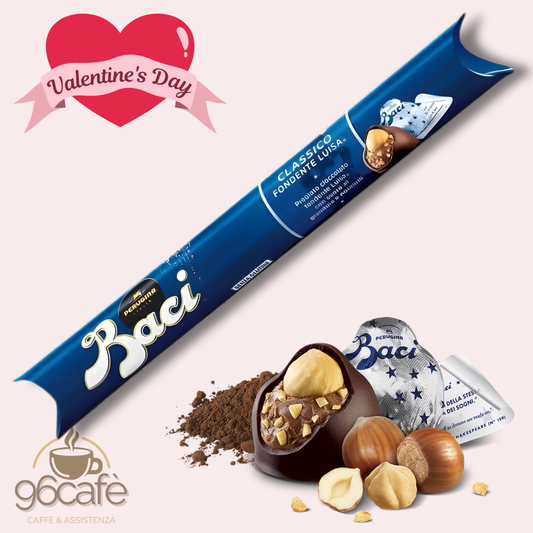 Baci Perugina – Tubo Classico Fondente 125 g | 10 Baci
