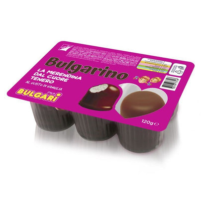 BULGARINO l'Originale "Chicchirichì" – La Merendina Iconica dal Cuore Tenero alla Vaniglia - 1 Confezione contiene 6 Pezzi