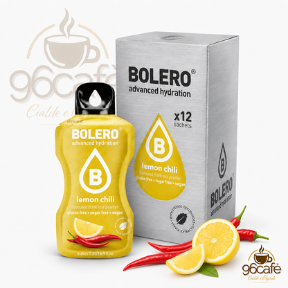 Bolero Drink 12 Bustine da 9g – Insaporitore per Acqua Senza Zucchero, Senza Glutine e Vegano| Gusti assortiti