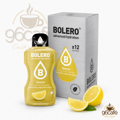 Bolero Drink 12 Bustine da 9g – Insaporitore per Acqua Senza Zucchero, Senza Glutine e Vegano| Gusti assortiti