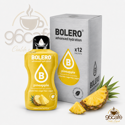 Bolero Drink 12 Bustine da 9g – Insaporitore per Acqua Senza Zucchero, Senza Glutine e Vegano| Gusti assortiti