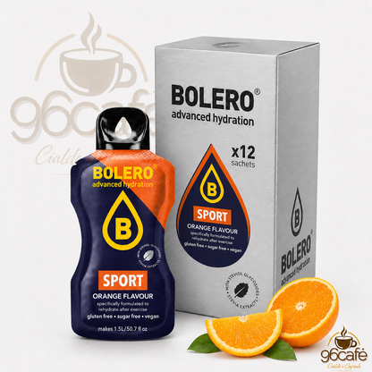 Bolero Drink 12 Bustine da 9g – Insaporitore per Acqua Senza Zucchero, Senza Glutine e Vegano| Gusti assortiti