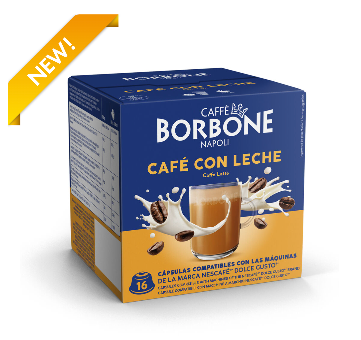 Tutti i Gusti di Bevande Caffè Borbone per Macchine Nescafè Dolcegusto - Box da 16 Capsule