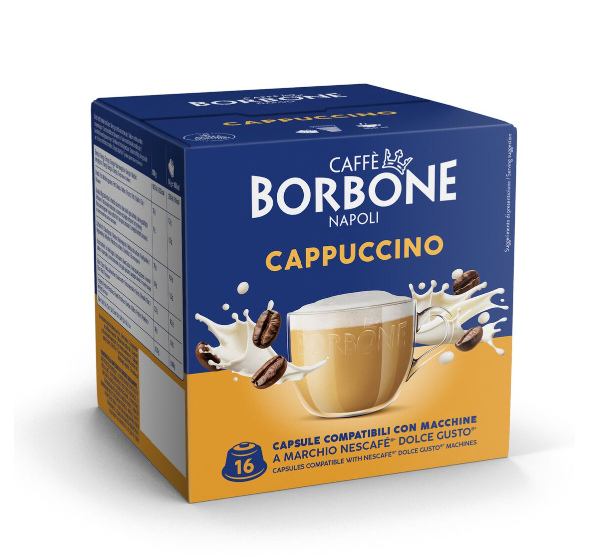 Tutti i Gusti di Bevande Caffè Borbone per Macchine Nescafè Dolcegusto - Box da 16 Capsule