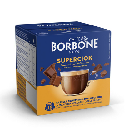 Tutti i Gusti di Bevande Caffè Borbone per Macchine Nescafè Dolcegusto - Box da 16 Capsule