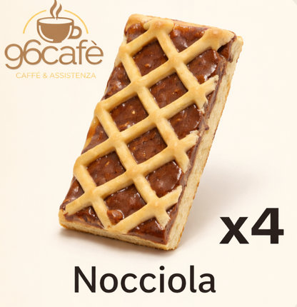Crostatine Artigianali alla Nocciola o Albicocca x4 – Forno Miotti | Dolci Monoporzione con Ripieno Cremoso