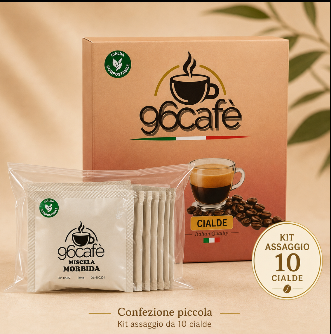 KIT ASSAGGIO CIALDE - Confezioni da 10 Cialde - Vari Brand Disponibili