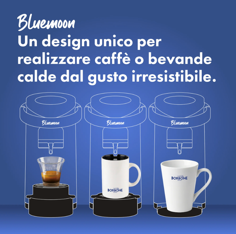 Macchina da Caffè BLUEMOON BORBONE + 100 Cialde 96Cafè IN REGALO -