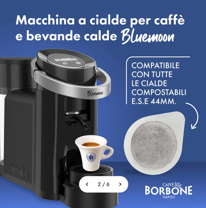 Macchina da Caffè BLUEMOON BORBONE + 100 Cialde 96Cafè IN REGALO -