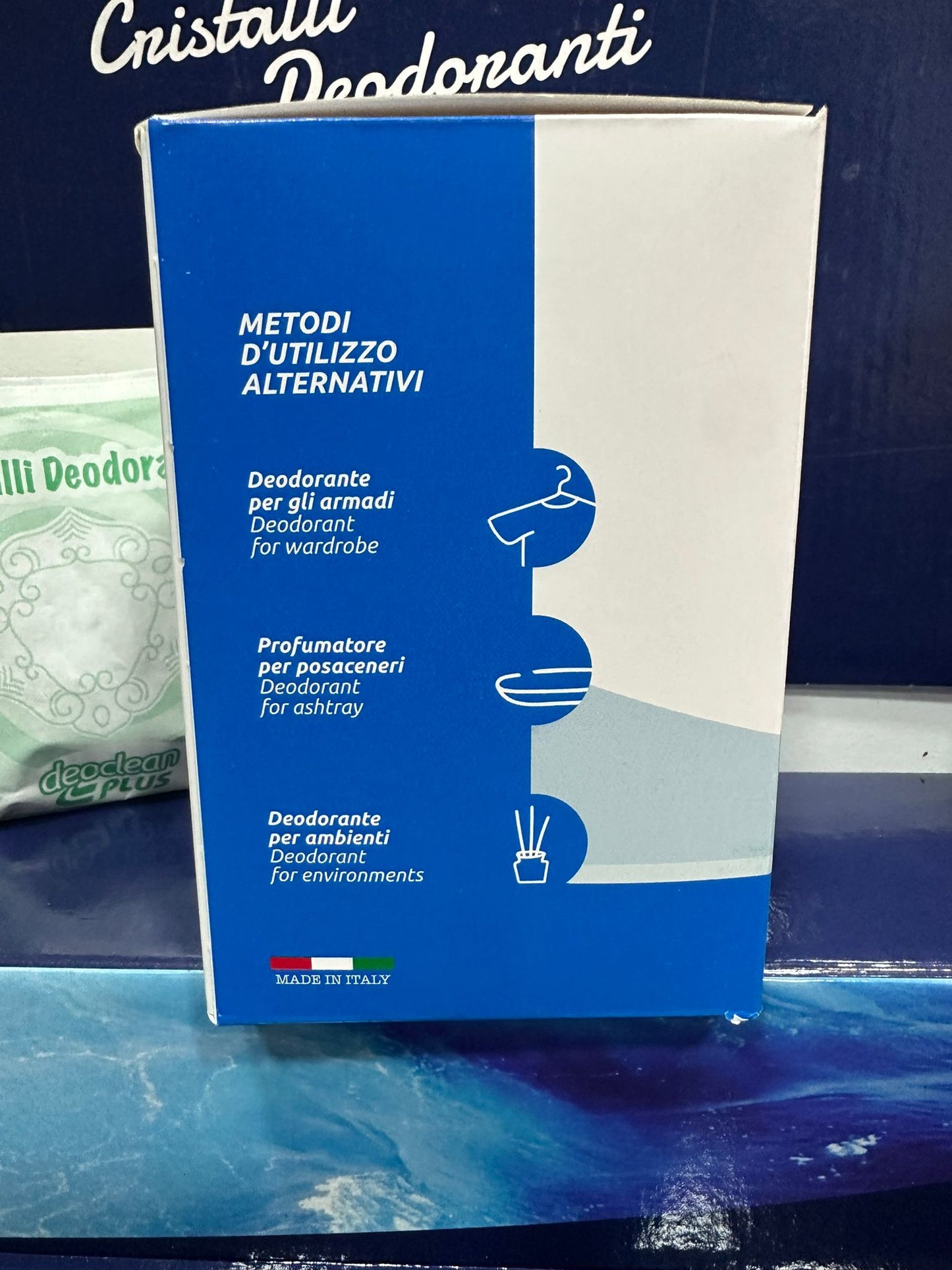 Cristalli Deodoranti Deoclean – Profumazione Ambiente, Scope Elettriche, Profumatore Posacenere e Armadi - 6 Bustine da 40g (5 Fragranze)