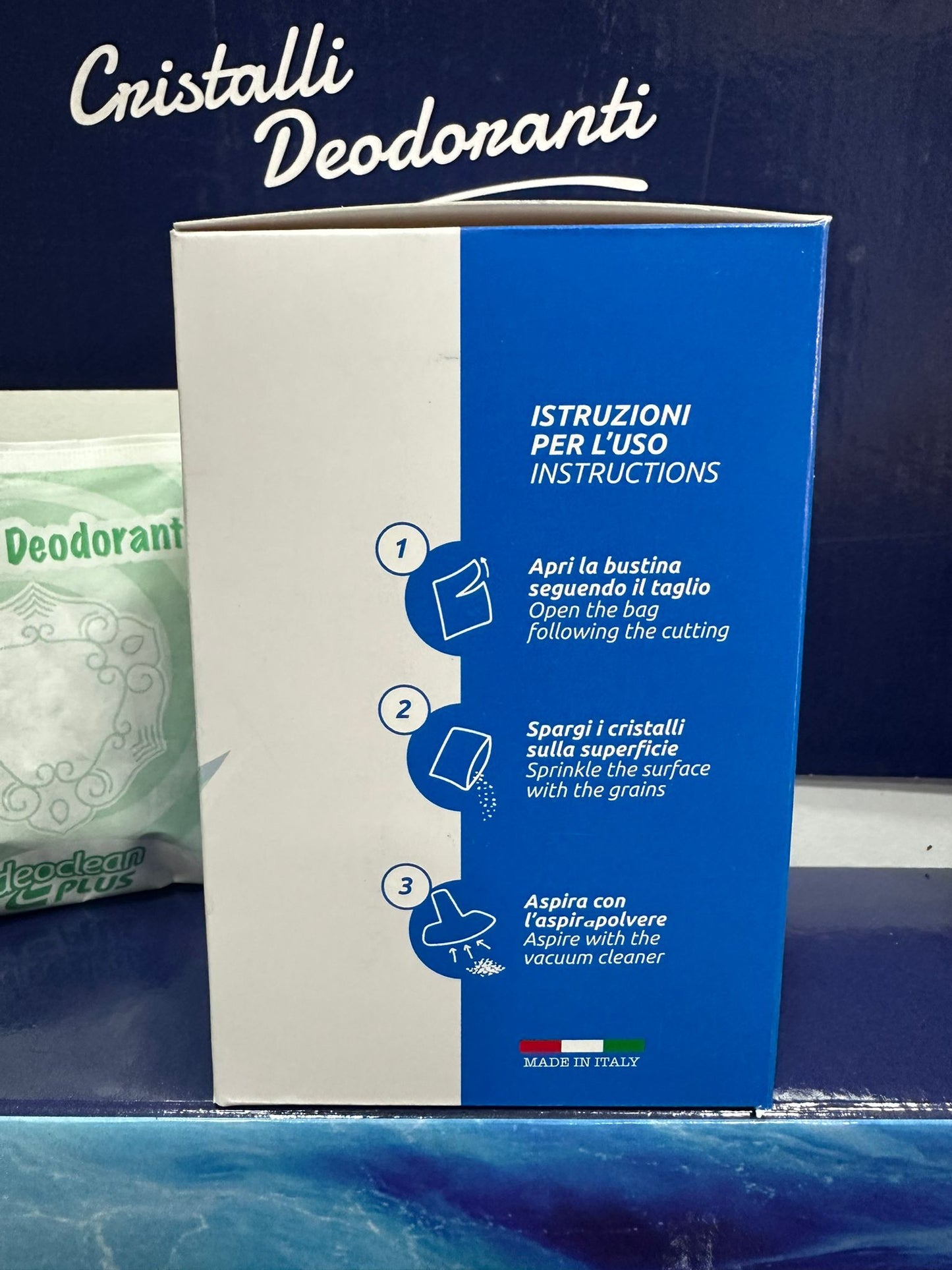 Cristalli Deodoranti Deoclean – Profumazione Ambiente, Scope Elettriche, Profumatore Posacenere e Armadi - 6 Bustine da 40g (5 Fragranze)