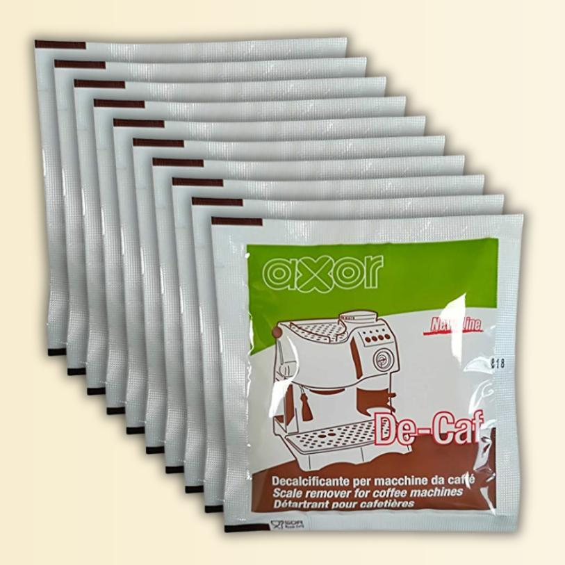 Decalcificante Axor De-Caf – Bustina da 30g - Per tutte le macchine da caffè