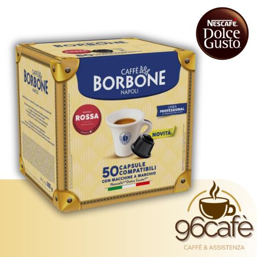 Caffè Borbone - DOLCEGUSTO - 50\100\150 Capsule Miscela Rossa