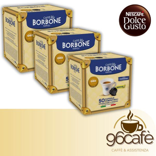 Caffè Borbone - DOLCEGUSTO - 50\100\150 Capsule Miscela Oro