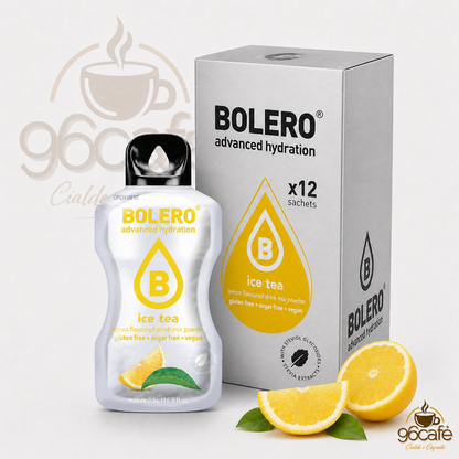 Bolero Drink 12 Bustine da 9g – Insaporitore per Acqua Senza Zucchero, Senza Glutine e Vegano| Gusti assortiti
