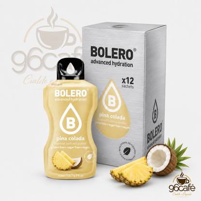 Bolero Drink 12 Bustine da 9g – Insaporitore per Acqua Senza Zucchero, Senza Glutine e Vegano| Gusti assortiti