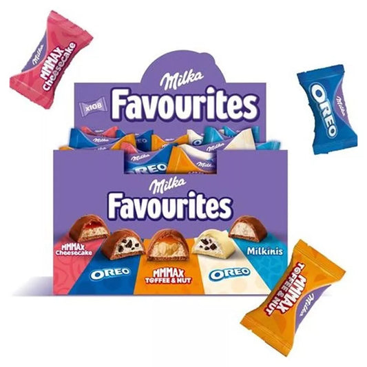 Milka Favourites - Box da 108 pezzi Misti