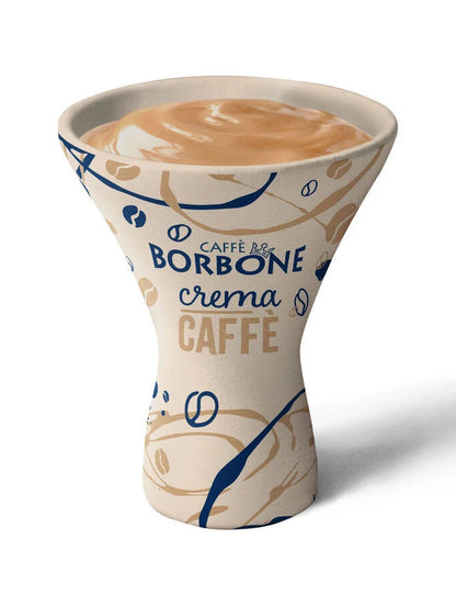 Crema Fredda al Caffè Borbone 550g + 2 Tazze in Ceramica — Kit Completo per la Tua Pausa Estiva