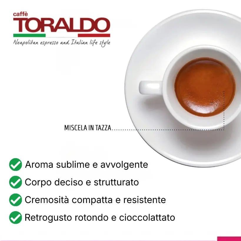 300 CAPSULE A MODO MIO - Caffè Toraldo - Miscela CLASSICA - Maxi Scorta