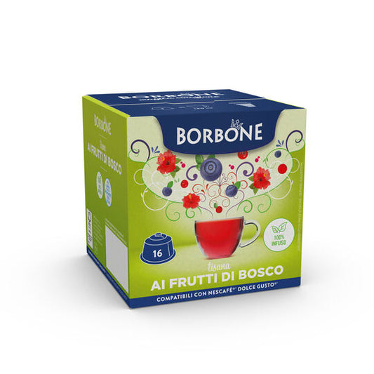 Borbone | Infuso ai Frutti di Bosco | 16 Capsule