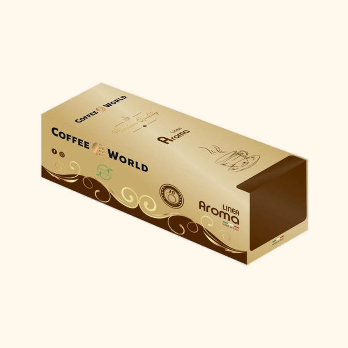 Cialde Aromatizzate - Vari Gusti - Coffee World 20 Cialde