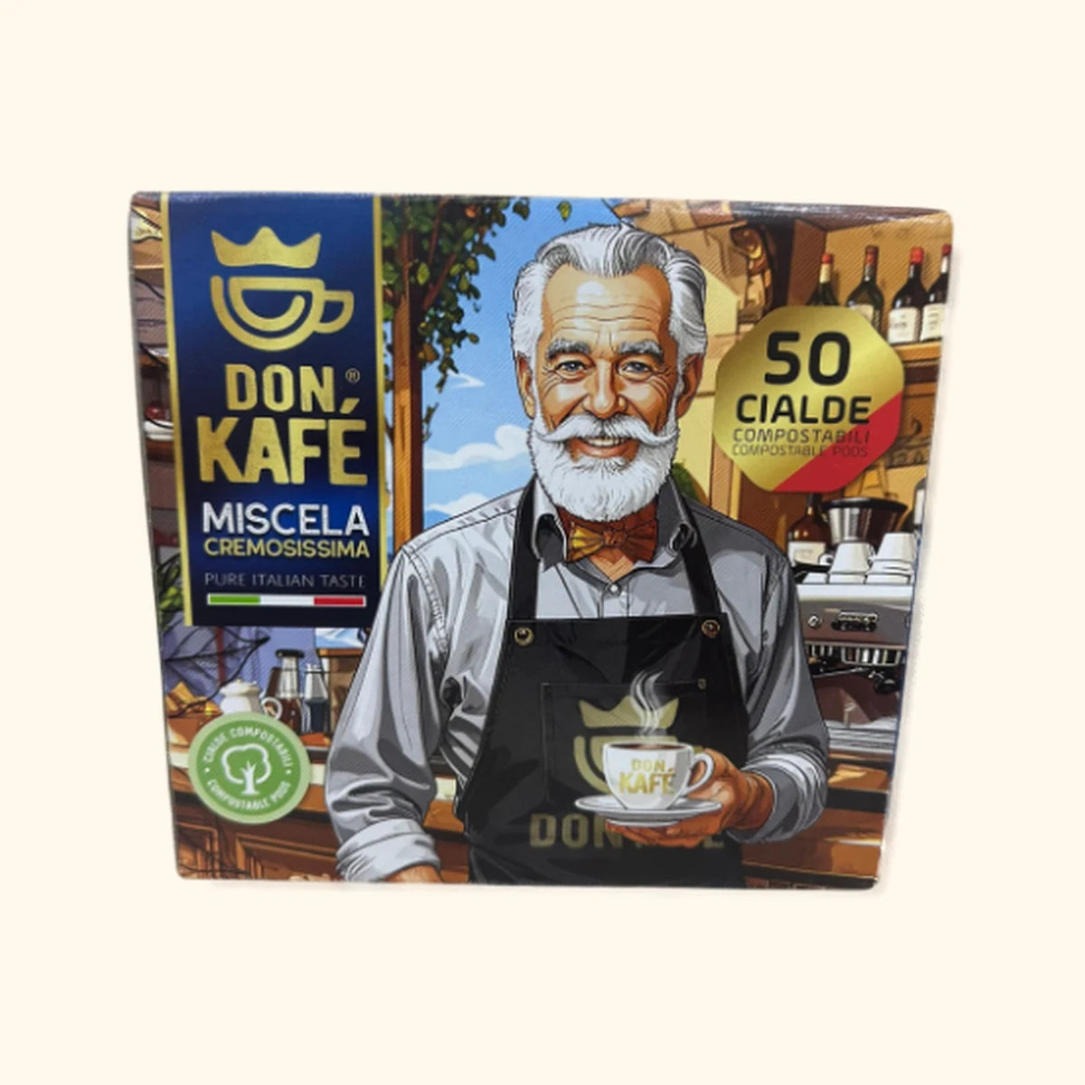 Don Kafè - Il caffè del Nonnino - Miscela Cremosissima - 150 Cialde