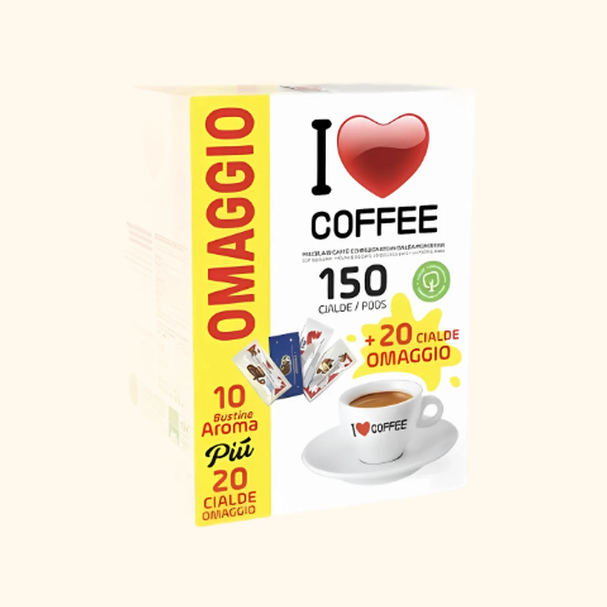 I LOVE COFFEE - 170 Cialde